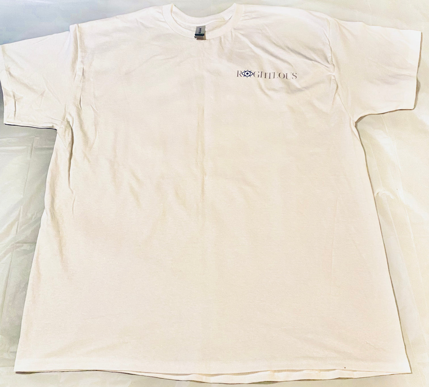 White/Blue RIGHTEOUS Tee