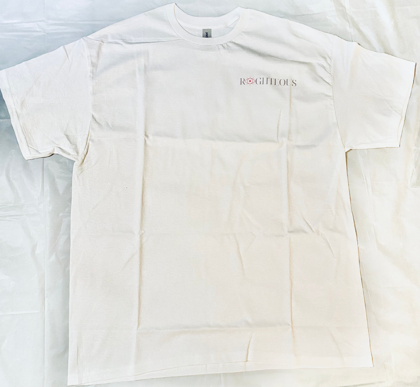 White/Pink RIGHTEOUS Tee