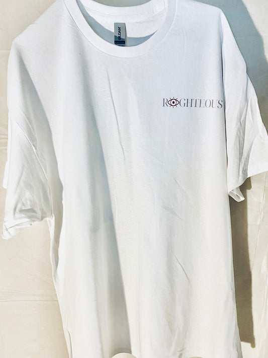 White/Brown RIGHTEOUS Tee