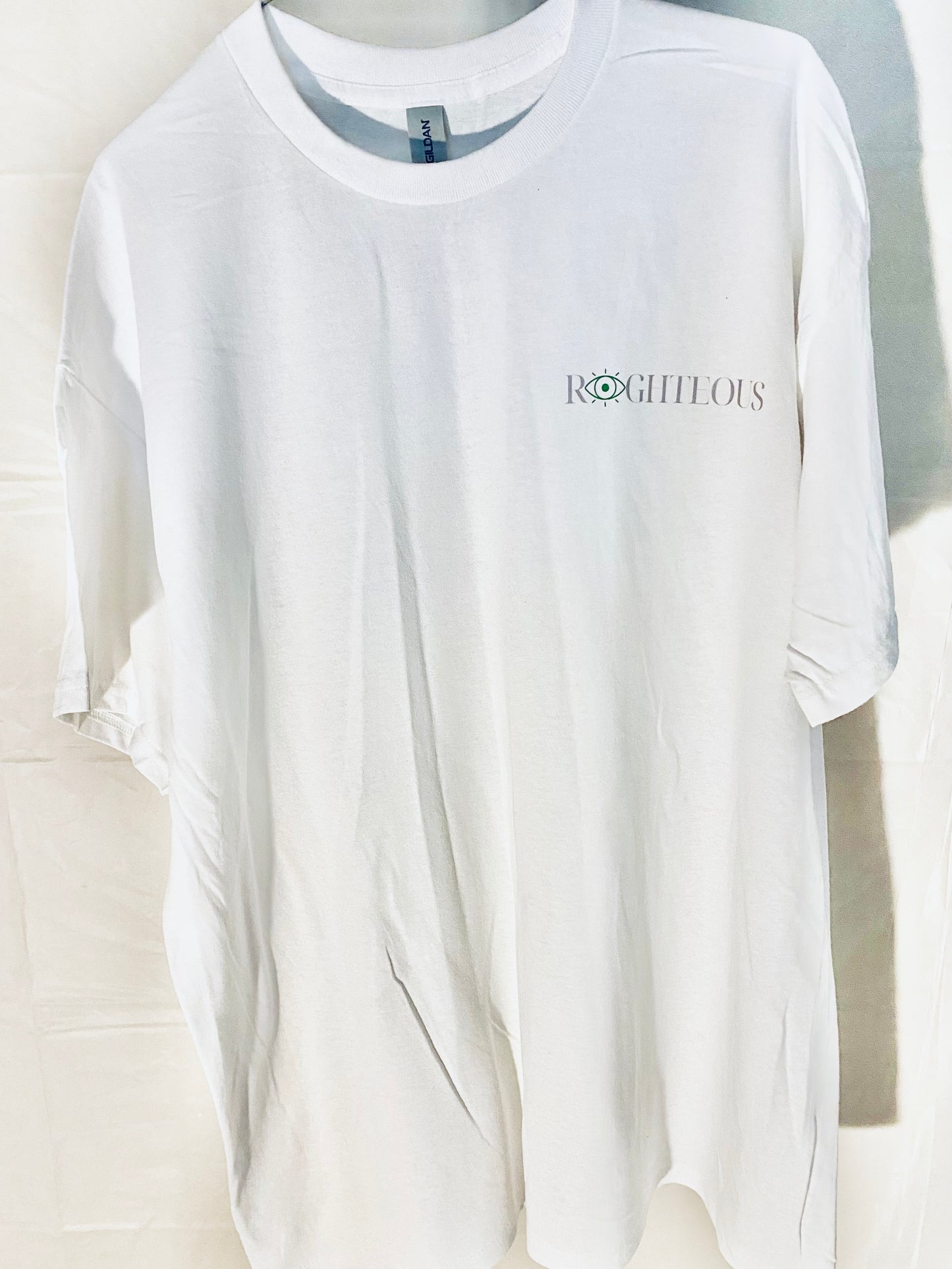 White/Green RIGHTEOUS Tee