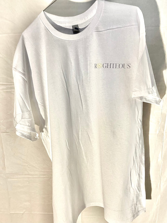 White/Yellow RIGHTEOUS Tee