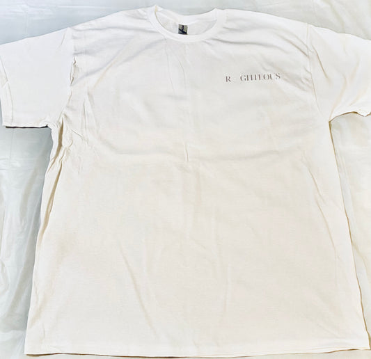 White/Grey RIGHTEOUS Tee