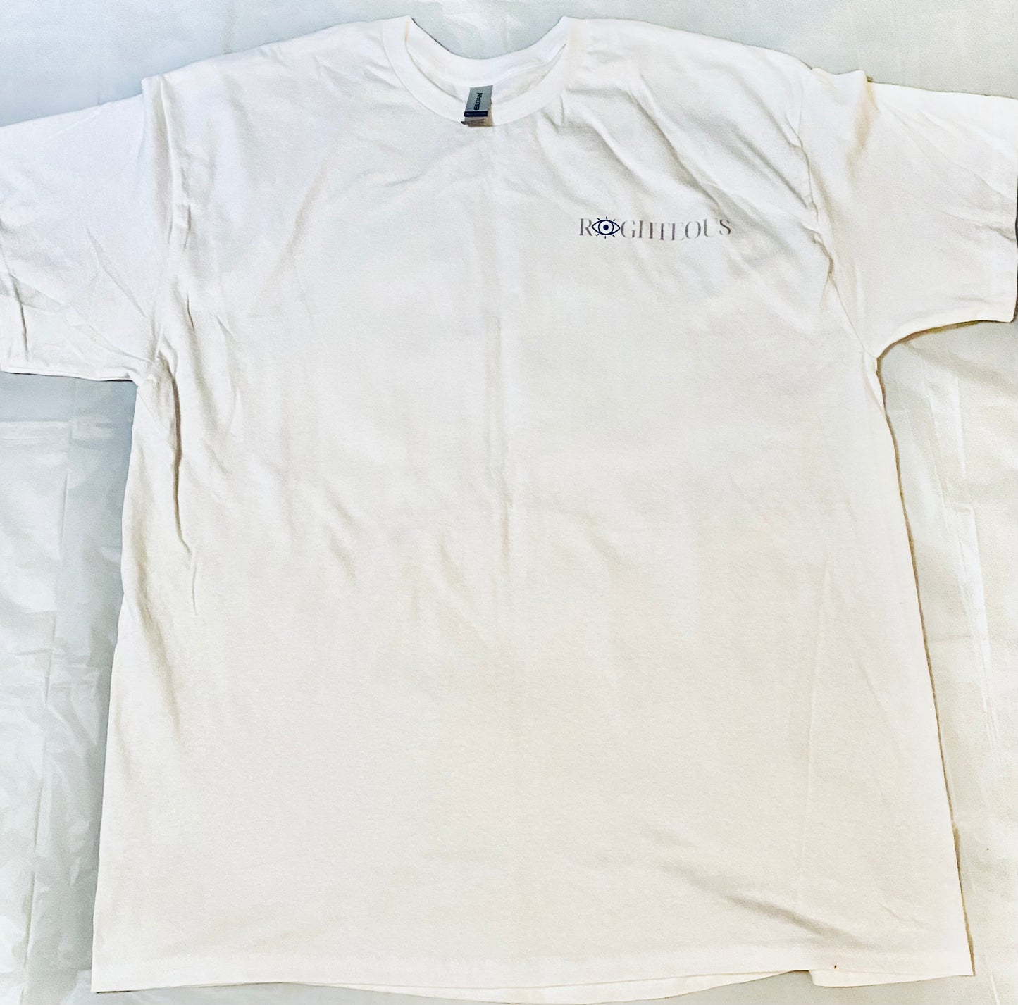 White/Blue RIGHTEOUS Tee