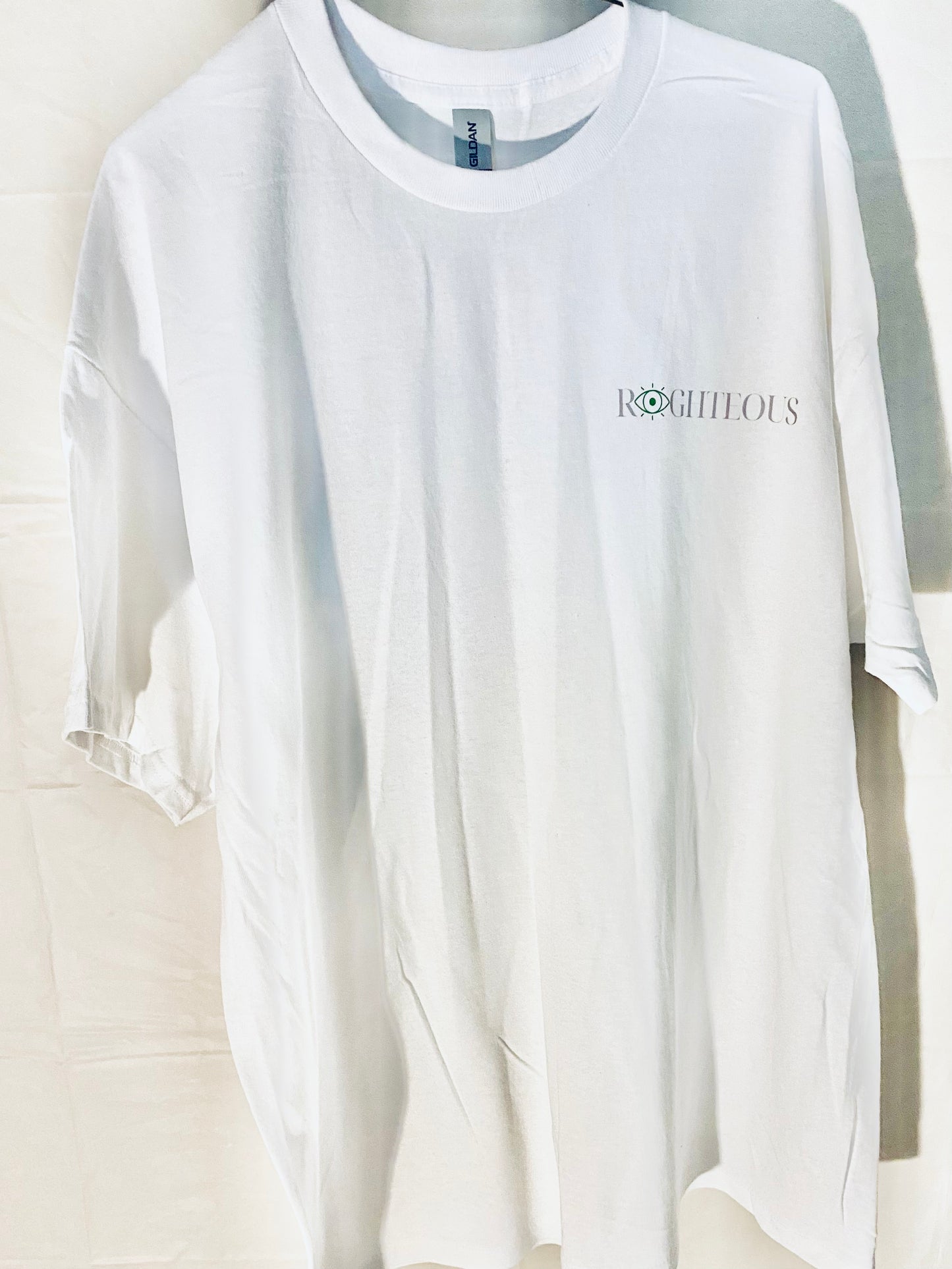 White/Green RIGHTEOUS Tee