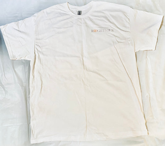 White/Orange RIGHTEOUS Tee