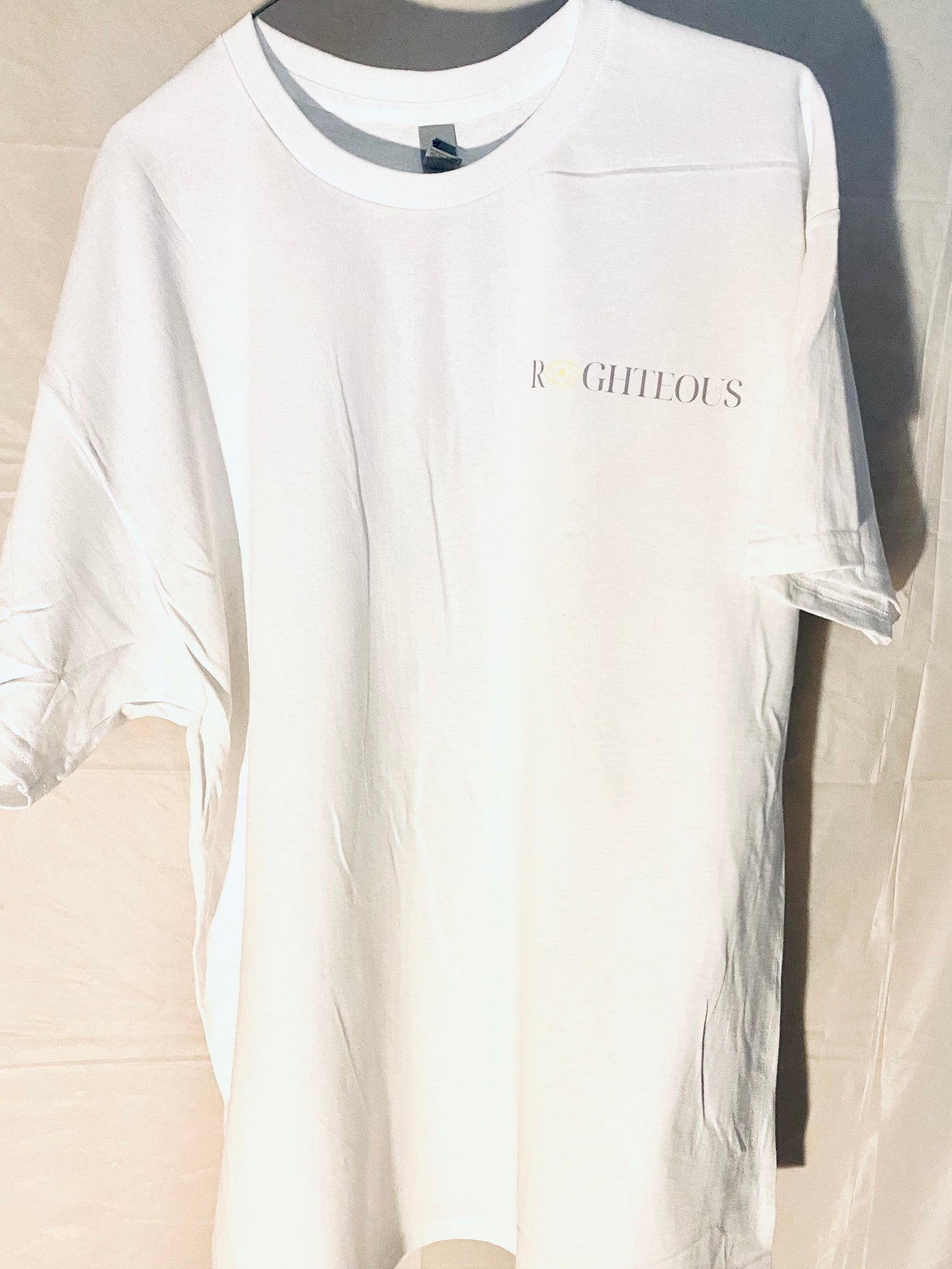 White/Yellow RIGHTEOUS Tee