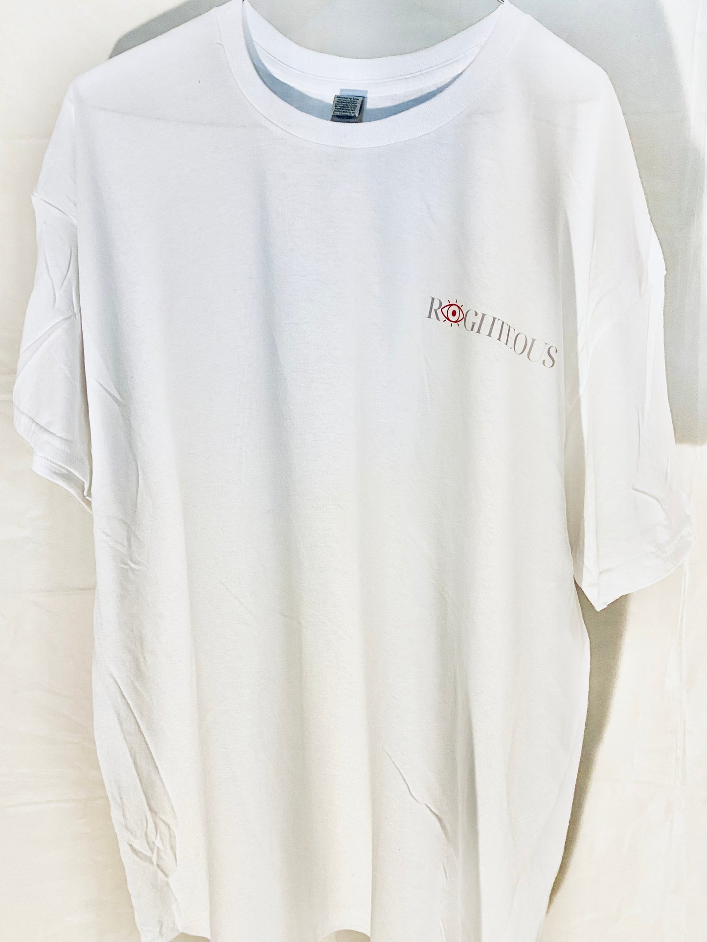 White/Red RIGHTEOUS Tee