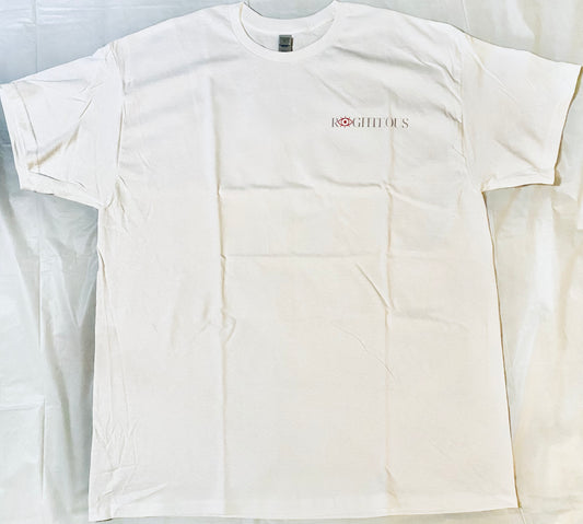 White/Red RIGHTEOUS Tee